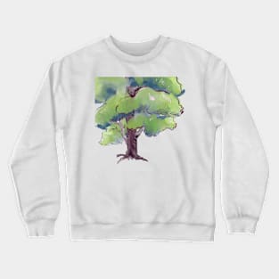 Watercolor tree Crewneck Sweatshirt